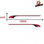 2 Sides Universal Vinyl Decals Auto Styling Camper Van Stripes Graphics Stickers for Mercedes Vito Ford Transit Renault Kang